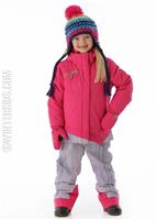 Bitsy Mynx Jacket (Girlfriend/White Prism Print/Sharp Lime) - Spyder Bitsy Mynx Jacket (Girlfriend/White Prism Print/Sharp Lime) Full                                                                               