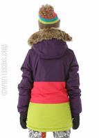 F15 Girls Polly Insulated Jacket - Violet Colorblock - 686 Girls Polly Insulated Jacket                                                                                                                      