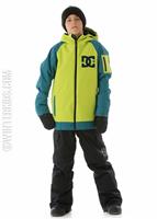 F15 Boys Troop Jacket - Lime Punch - DC Boys Troop Jacket (Lime Punch) Full                                                                                                                