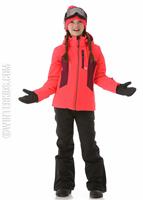 Girls Gracey Jacket - Day Glow Pink - Obermeyer Girls Gracey Jacket                                                                                                                         