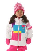 Girls Kitt Jacket - White - Obermeyer Girls Kitt Jacket                                                                                                                           