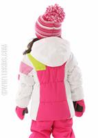 Girls Kitt Jacket - White - Obermeyer Girls Kitt Jacket                                                                                                                           