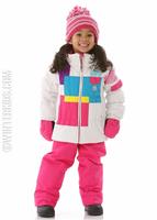 Girls Kitt Jacket - White - Obermeyer Girls Kitt Jacket                                                                                                                           