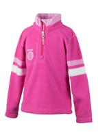 Girls Ski-Daddle Fleece Top - Wild Pink - Obermeyer Girls Ski-Daddle Fleece Top                                                                                                                 