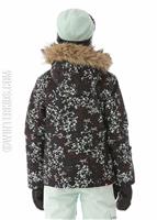 Girls American Pie Jacket (SnowTwist) - Ditsy Floral - Roxy Girls American Pie Jacket (Ditsy Floral) Back