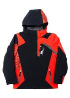 F15 Boys Challenger Jacket - Black/Volcano/Polar - Spyder Boys Challenger Jacket 