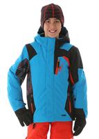 F15 Boys Challenger Jacket - Electric Blue/Black/Volcano - Spyder Boys Challenger Jacket 