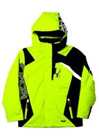 F15 Boys Challenger Jacket - Theory Green/Black/White - Spyder Boys Challenger Jacket 