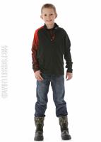 F15 Boys Linear Web Dry WEB T-Neck - Black / Volcano - Spyder Boys Linear Web Dry WEB T-Neck                                                                                                                 