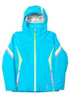 F15 Girls Pandora Jacket - Riviera/Green Flash/Bryte Bubblegum - Spyder Girls Pandora Jacket