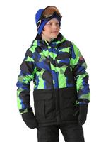 Boys Onyx Insulated Jacket - Mantis Green Geo Camo - 686 Boys Onyx Insulated Jacket - WinterKids.com                                                                                                       