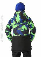 Boys Onyx Insulated Jacket - Mantis Green Geo Camo - 686 Boys Onyx Insulated Jacket - WinterKids.com                                                                                                       