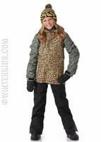 Girls Flora Insulated Jacket - Leopard - 686 Girls Flora Insulated Jacket - WinterKids.com                                                                                                     