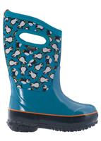 Classic Penguin Boots - Turquoise Multi - Bogs Classic Penguin Boots - WinterKids.com