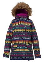 Girls Aubrey Parka Jacket - Figaro Stripe - Burton Girls Aubrey Parka Jacket - WinterKids.com                                                                                                     