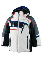 Boys Tomcat Jacket - White - Obermeyer Boys Tomcat Jacket - WinterKids.com                                                                                                         