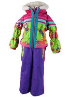Girls Skiter Suit - Flower Burst - Obermeyer Girls Skiter Suit - WinterKids.com                                                                                                          