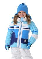 Girls Snowdrop Jacket with Fur - Bleu Sky - Obermeyer Girls Snowdrop Jacket with Fur - WinterKids.com                                                                                             