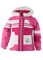 Girls Snowdrop Jacket with Fur - French Rose - Obermeyer Girls Snowdrop Jacket with Fur - WinterKids.com                                                                                             