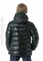  Boys Hi-Loft Down Sweater Hoody - Carbon - Patagonia Boys Hi-Loft Down Sweater Hoody - WinterKids.com