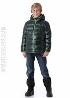  Boys Hi-Loft Down Sweater Hoody - Carbon - Patagonia Boys Hi-Loft Down Sweater Hoody - WinterKids.com
