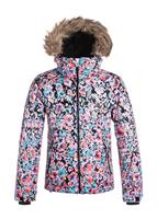 Roxy Girls American Pie Jacket - Madison Flowers / True Black - Roxy Girls American Pie Jacket - WinterKids.com                                                                                                       