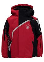  Mini Challenger Jacket - Red / Black / Cirrus - Spyder Mini Challenger Jacket - WinterKids.com                                                                                                        