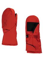 Spyder Mini Cubby Ski Mitten - Boy's - Red / Black - Spyder Mini Cubby Ski Mitten - WinterKids.com
