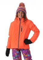 Girls JR Cora Technical Jacket - Flash Orange - Sunice Girls JR Cora Technical Jacket - WinterKids.com                                                                                                
