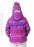 Girls JR Naquita Technical Jacket - Purple Wavelengths - Sunice Girls JR Naquita Technical Jacket - WinterKids.com                                                                                             