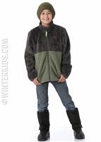 Boys Sherparazo Jacket - Terrarium Green - The North Face Boys Sherparazo Jacket - WinterKids.com                                                                                                