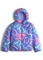 Girls Reversible Perrito Jacket - Grapemist Blue - The North Face Girls Reversible Perrito Jacket - WinterKids.com