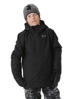  Boys UA CGI Powerline Insulated Jacket - Black/Black/Graphite - Under Armour Boys UA CGI Powerline Insulated Jacket - WinterKids.com