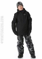  Boys UA CGI Powerline Insulated Jacket - Black/Black/Graphite - Under Armour Boys UA CGI Powerline Insulated Jacket - WinterKids.com