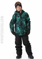  Boys UA CGI Powerline Insulated Jacket - Alaska/Black/Graphite - Under Armour Boys UA CGI Powerline Insulated Jacket - WinterKids.com