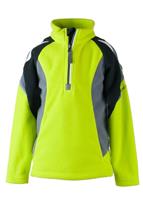 Boys Ruckus Fleece Top - Screamin' Green - Obermeyer Boys Ruckus Fleece Top - WinterKids.com                                                                                                     