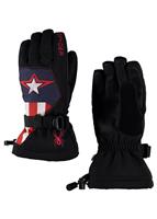 Boys Marvel Overweb Ski Glove - Black/Captain - Spyder Boys Marvel Overweb Ski Glove - WinterKids.com