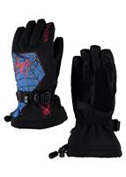 Boys Marvel Overweb Ski Glove - Black/Spiderman - Spyder Boys Marvel Overweb Ski Glove - WinterKids.com