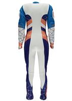 Girls Nine Ninety Race Suit - White/Coral/French Blue - Spyder Girls Nine Ninety Race Suit - WinterKids.com