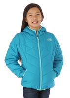 The North Face Reversible Perrito Jacket - Girl's - Algiers Blue - The North Face Girls Reversible Perrito Jacket - WinterKids.com