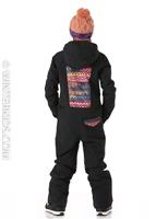Girls Game Piece One Piece Suit - True Black / Technicat Dream - Burton Girls Game Piece One Piece Suit - WinterKids.com