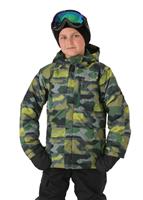 Columbia Lightning Lift Jacket - Boy's - Forest Blocks