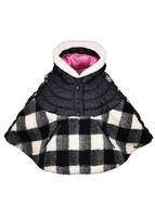 Girls Minuet Cape - Black (16009) - Obermeyer Girls Minuet Cape - WinterKids.com                                                                                                          
