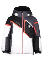 Toddler Boys Endeavor Jacket - White (16010) - Obermeyer Toddler Boys Endeavor Jacket - WinterKids.com                                                                                               