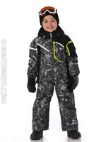 Toddler Boys Endeavor Jacket - Howl Grey Print (18109) - Obermeyer Toddler Boys Endeavor Jacket - WinterKids.com                                                                                               