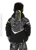 Toddler Boys Endeavor Jacket - Howl Grey Print (18109) - Obermeyer Toddler Boys Endeavor Jacket - WinterKids.com                                                                                               