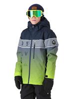 Boys Mission Engineered Youth Jacket - Lime Green / Block Volley Youth - Quiksilver Boys Mission Engineered Youth Jacket - WinterKids.com                                                                                      