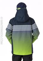 Boys Mission Engineered Youth Jacket - Lime Green / Block Volley Youth - Quiksilver Boys Mission Engineered Youth Jacket - WinterKids.com                                                                                      