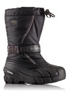 Sorel Flurry Boot - Youth - Black / City Grey