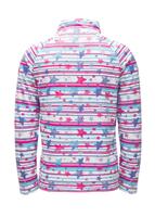 Bitsy Limitless Star Stripe T-Neck - Star Stripe Multi Print / Taffy Pink - Spyder Bitsy Limitless Star Stripe T-Neck - WinterKids.com                                                                                            